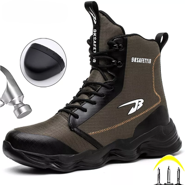 WS 104: High-top Steel-toe-cap Work Boots